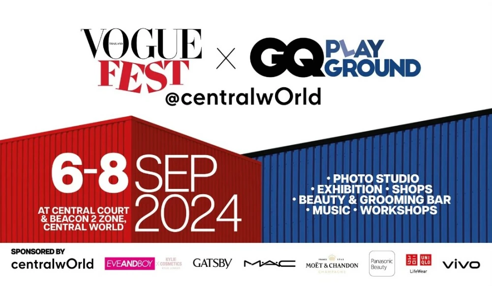 “เซ็นทรัลเวิลด์” รันแคมเปญ “centralwOrld fashion citizens” ต่อเนื่อง ร่วมฉลองแฟชั่นเฟสติวัลแห่งปี VogueFestxGQPlayground ตอกย้ำการเป็น Center of Fashion Community วันที่ 6-8 กันยายน 2567