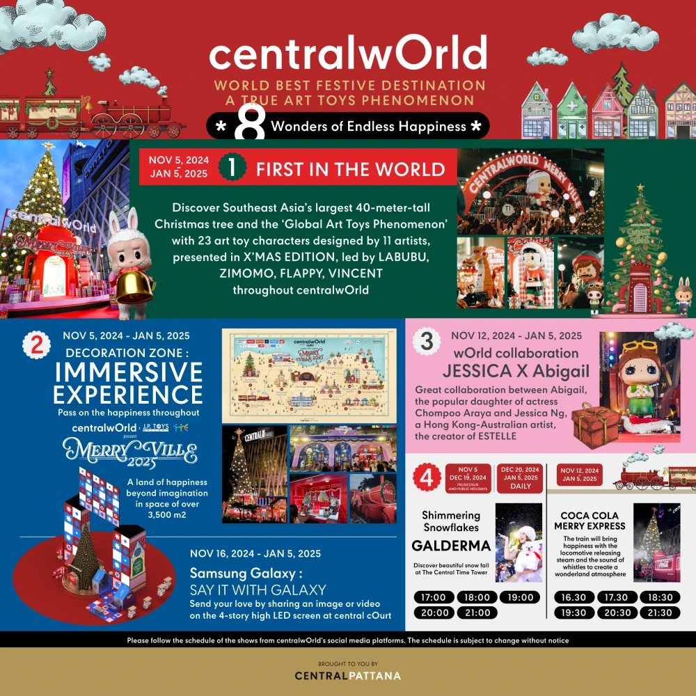 centralwOrld  WORLD BEST FESTIVE DESTINATION