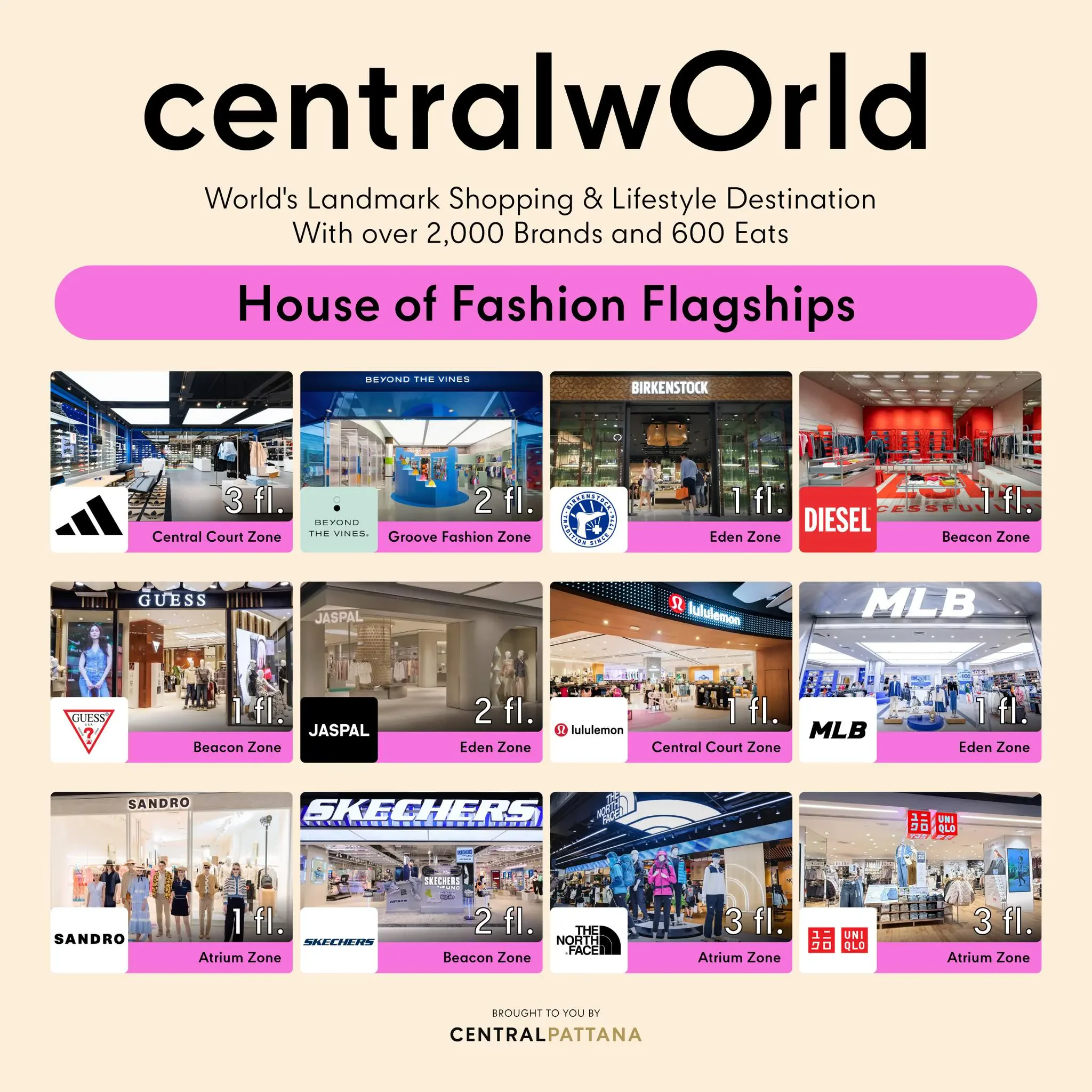 World's Landmark Shopping & Lifestyle Destination “House of Fashion Flagships”